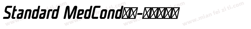 Standard MedCond字体字体转换